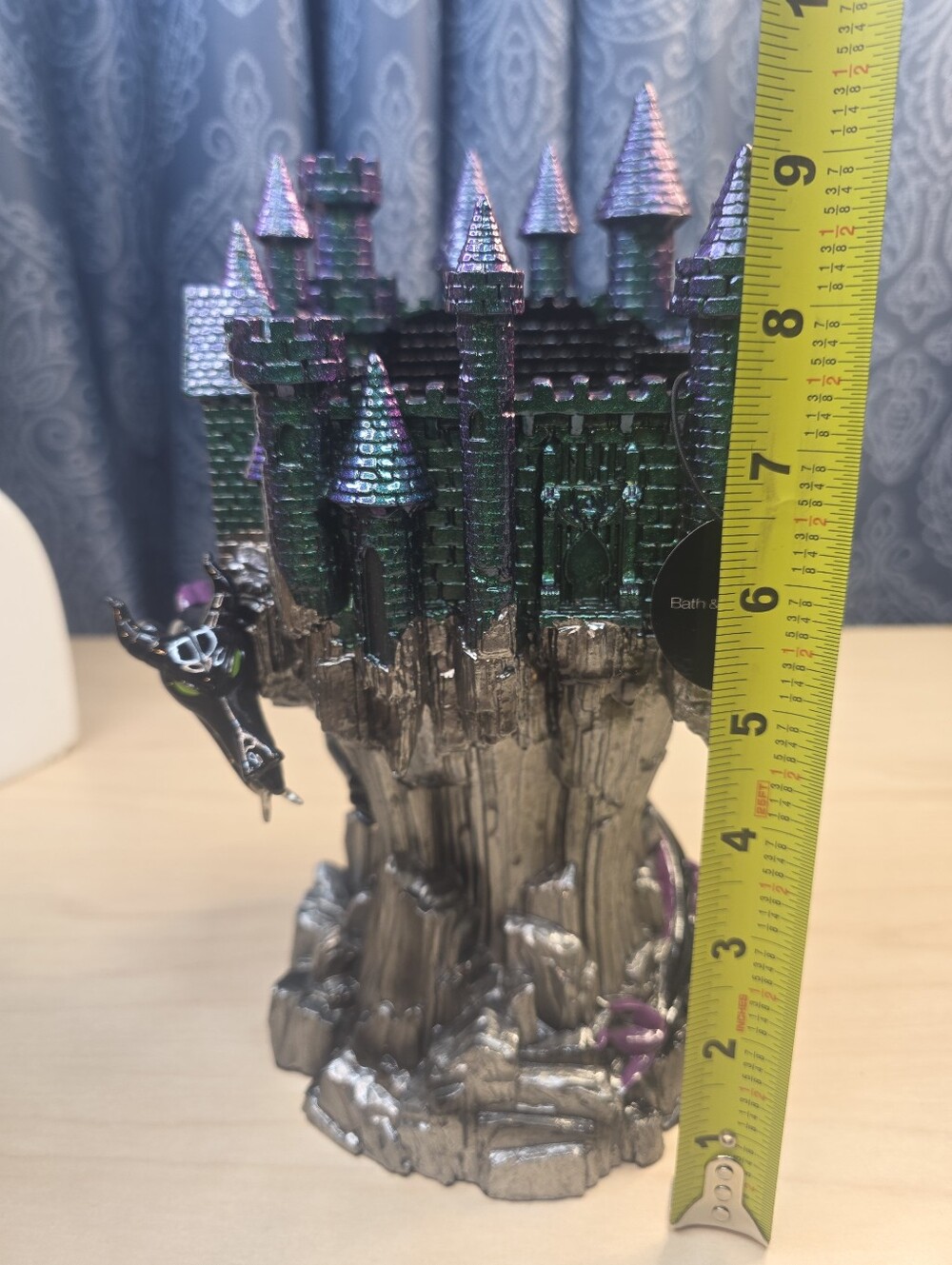 Disney Villains Maleficent Dragon Castle 3-Wick Candle Holder Bath & Body Works - Picture 13 of 16